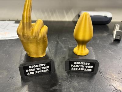 Biggest Pain in the ass award