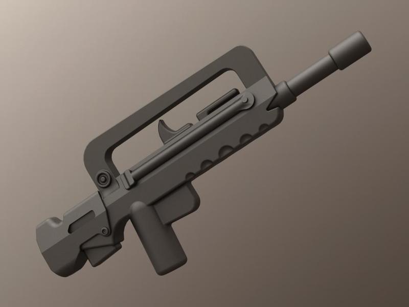 FAMAS F1 for Lego Minifigures