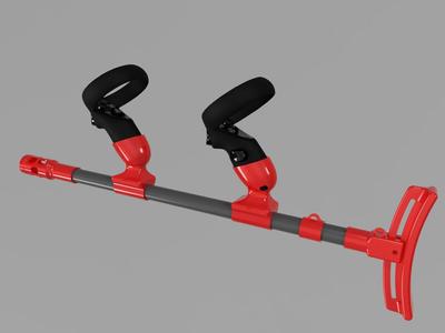 Poor man magnetic gunstock for Quest / Rift S (Europe)