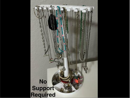 *Updated* Necklace & jewelry holder, var heights