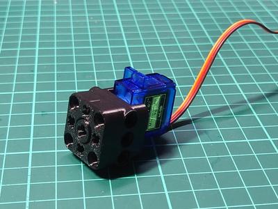 Servo SG90 to Technic adaptor for brick models