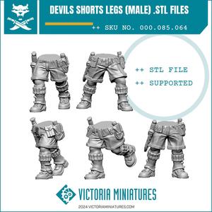 Devils Shorts Legs Male