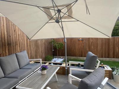 IKEA SVALÖN parasol sunshade wall mount