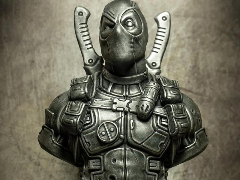 Deadpool Bust (Remastered Supportless Edition) (STL)   