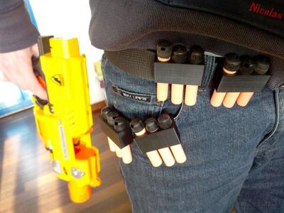 Nerf darts cartridge belt