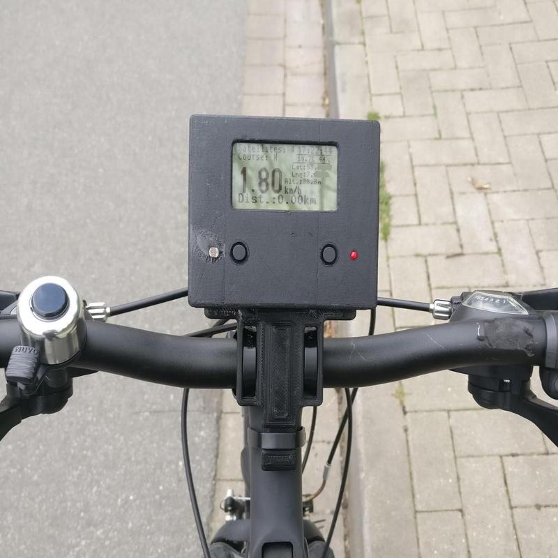 GPS Bicycle Computer w/ ESP32, Speedometer, SD Logging