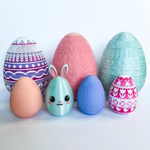 Easter Egg Collection with Twist Off Lid and Bonus Dino Egg