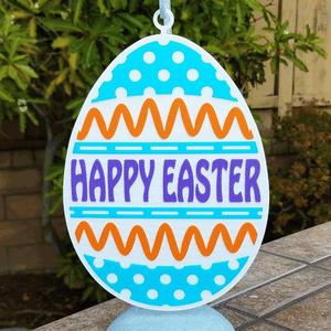 Easter Egg Hanging Sign