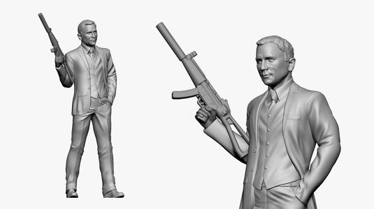 001509 agent 007 3dp