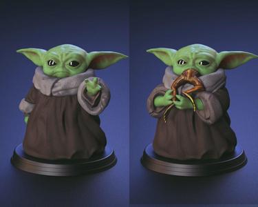 Green Baby - Using The Force and Eating Frog