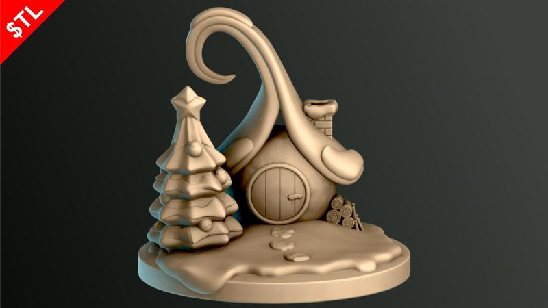 Christmas Snow House