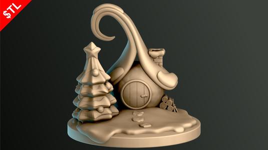 Christmas Snow House