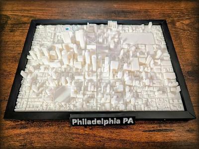 Philadelphia Pennsylvania 3D Miniature