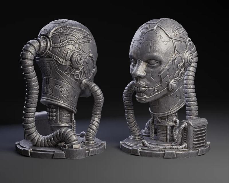 Cybernetic Head   