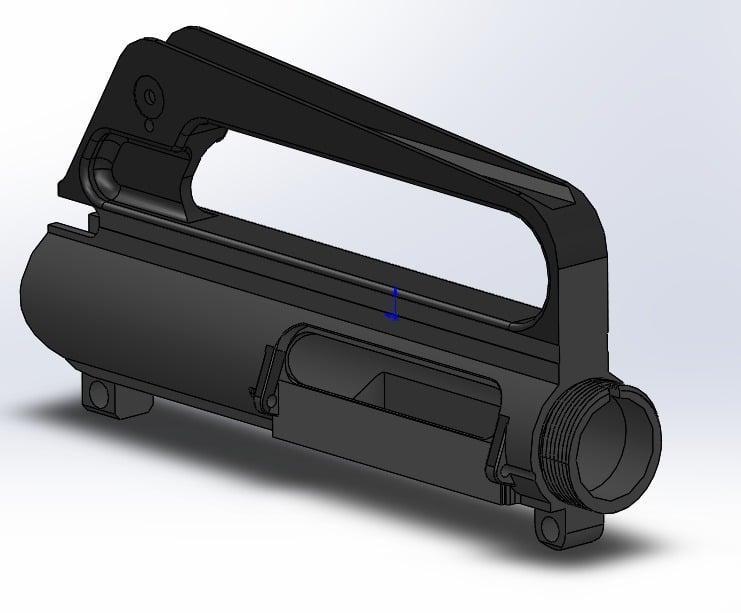 ATLAS Rev. 6 AR15 A1 Upper Receiver for Rimfire
