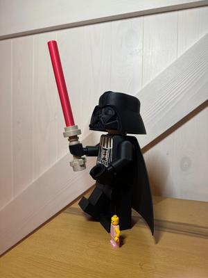 XXL Brick Darth Vader upscaled 500% Star Wars