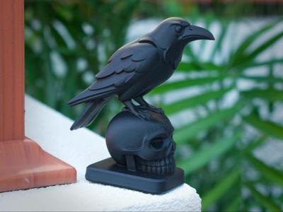 Ominous Crow - Garden Decoration