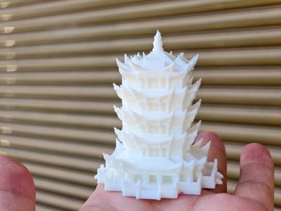 Yellow Crane Tower, a must-have for checking in, no support needed, print directly from your phone