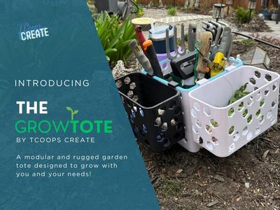 The GrowTote Garden Caddy with Multiboard support