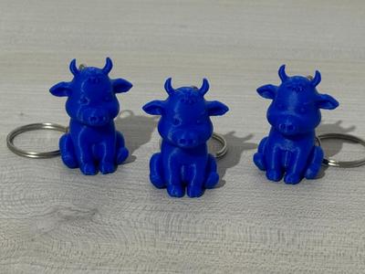 Mini Cow Keychain