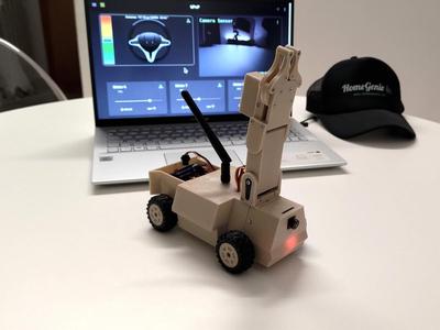 FPV RC Car with Optional Robotic Arm