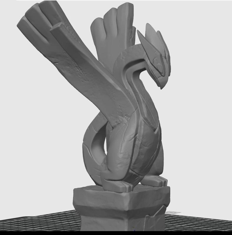 Lugia Stone Statue