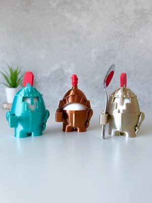 cute knight costume for an egg