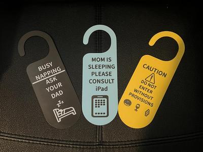 Mother's Day doorknob hangers