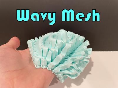 Wavy Mesh - Wavy NASA Fabric