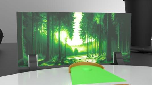 Office Putt'z - Woods Backdrop