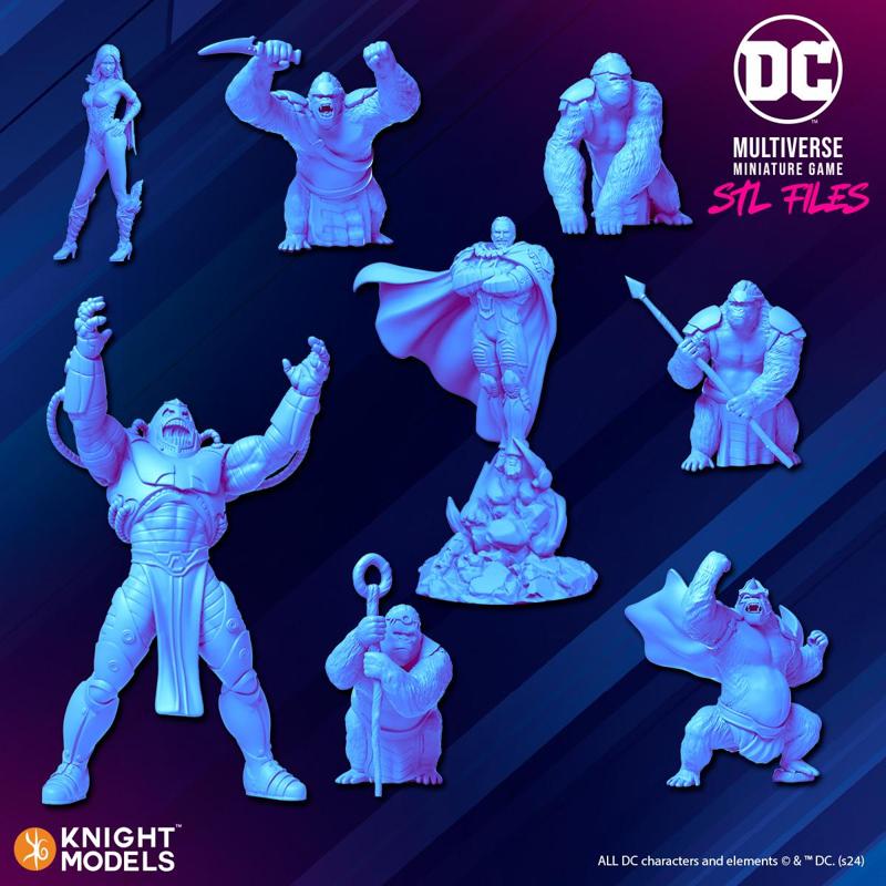 Injustice League 3 - (8 Miniatures - 18 Files)