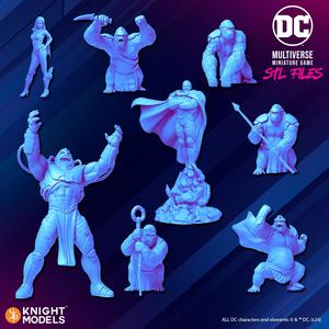 Injustice League 3 - (8 Miniatures - 18 Files)