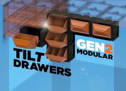GEN2 Modular Tilt Drawers