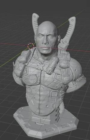 Dead Pool with the Rocks Head   