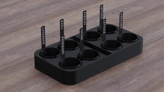 Tray Organizer Seed Starter Soil Pods Plugs for Vegetable Seedling Signs / Cocos Pods / Plant Tag