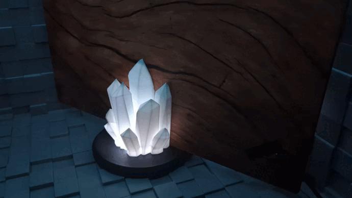 LED Adjustable Laptop holder-crystal cluster style
