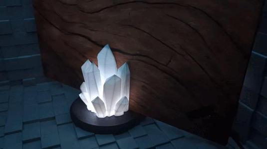 LED Adjustable Laptop holder-crystal cluster style
