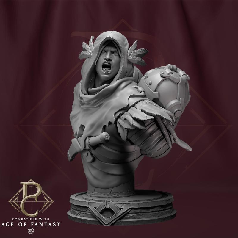 Aerithrian Wind Defender Bust