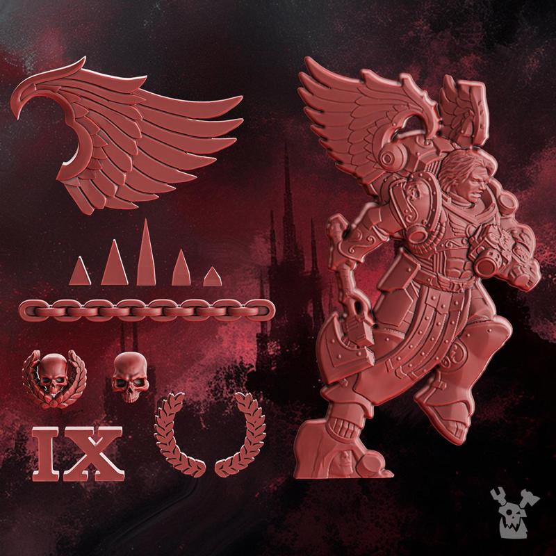 Crimson Wings Vehicle Decorations