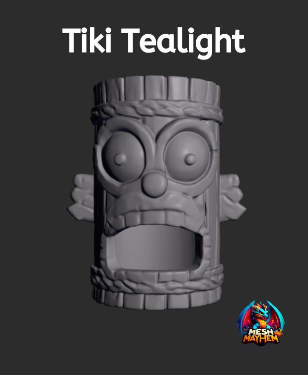 Tiki Tealight by Mesh Mayhem