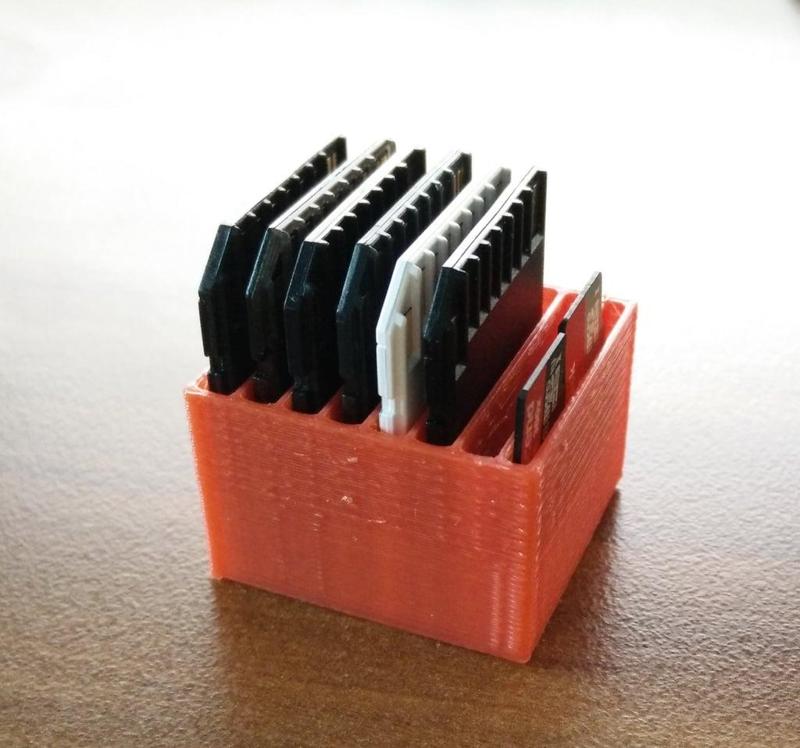 SD card holder - Low material