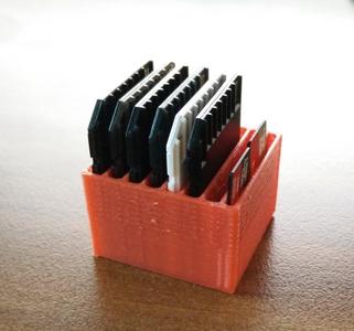 SD card holder - Low material
