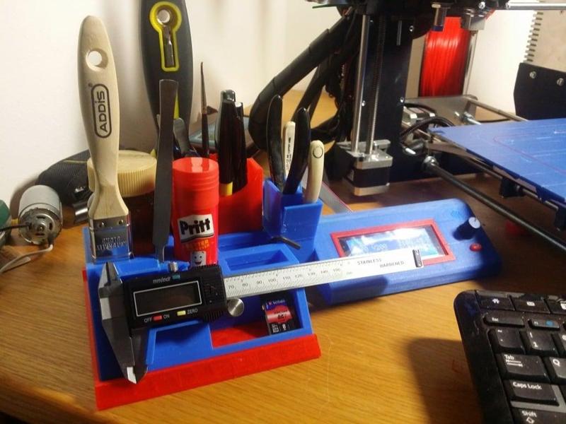 Slimline 3d Printer tool holder