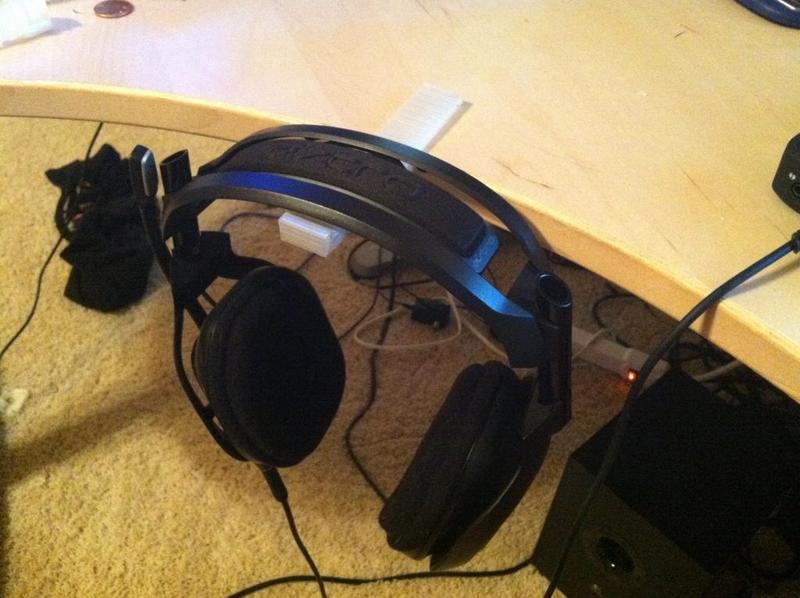 Astro A40 clip-on desk holder
