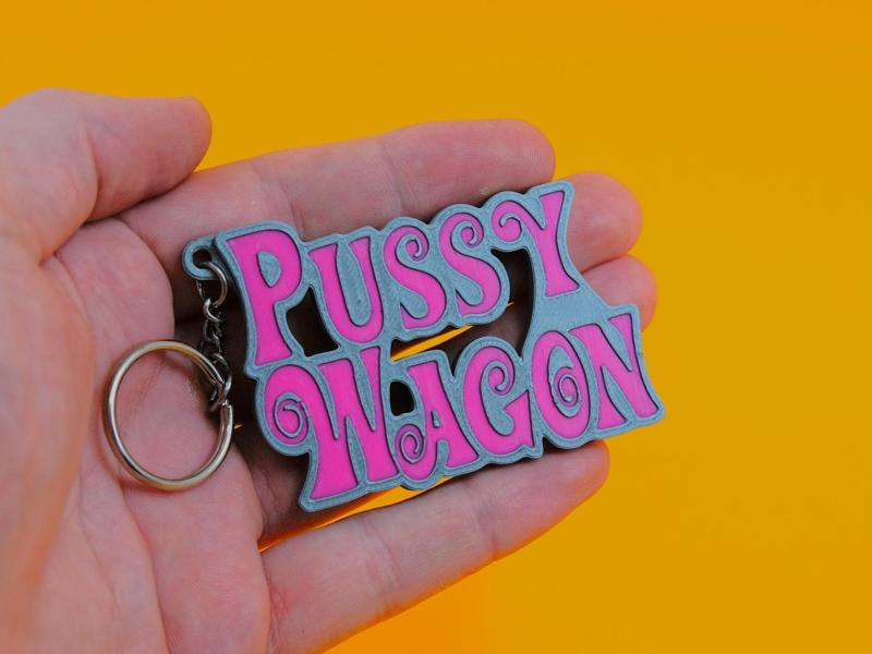 Pussy Wagon Keychain / Kill Bill