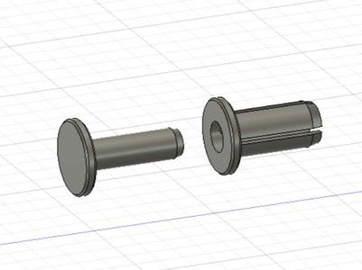 Ø 8mm x 15mm Steckverbinder