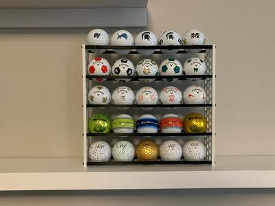 25 Golf Ball Display Rack