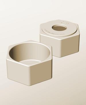 CH96-55-P Stacking pierced component box bin for makers