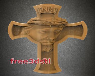 Jesus Cross STL File (FREE)