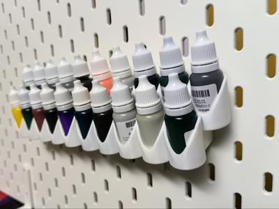 IKEA Skadis Pegboard Paint (11ml) Paint Rack